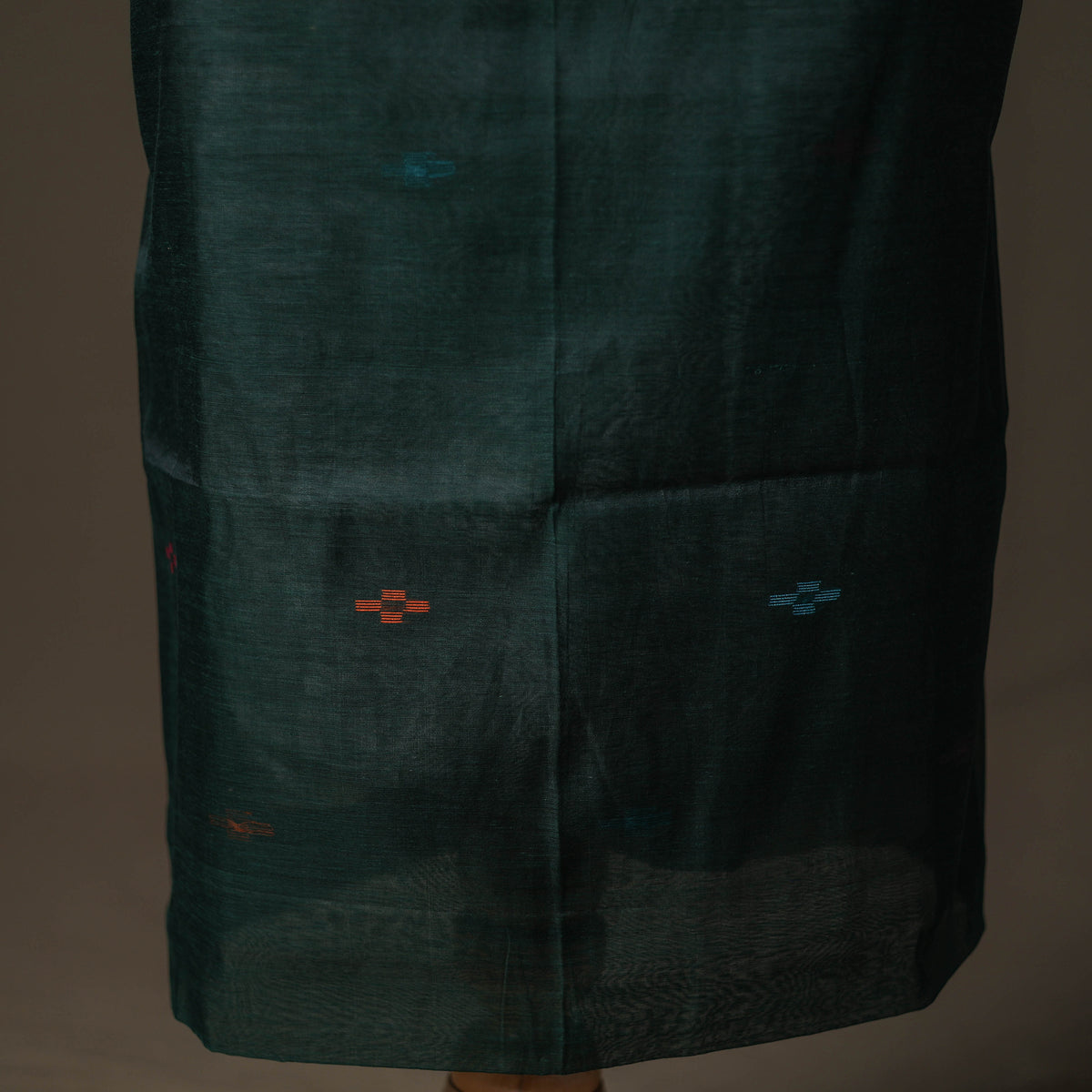 Jamdani Pure Handloom Muslin Unstitched Dress Material: Kurta with Dupatta 12