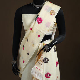 Assam Handloom Silk Cotton Mekhela Chador with Blouse Piece 01