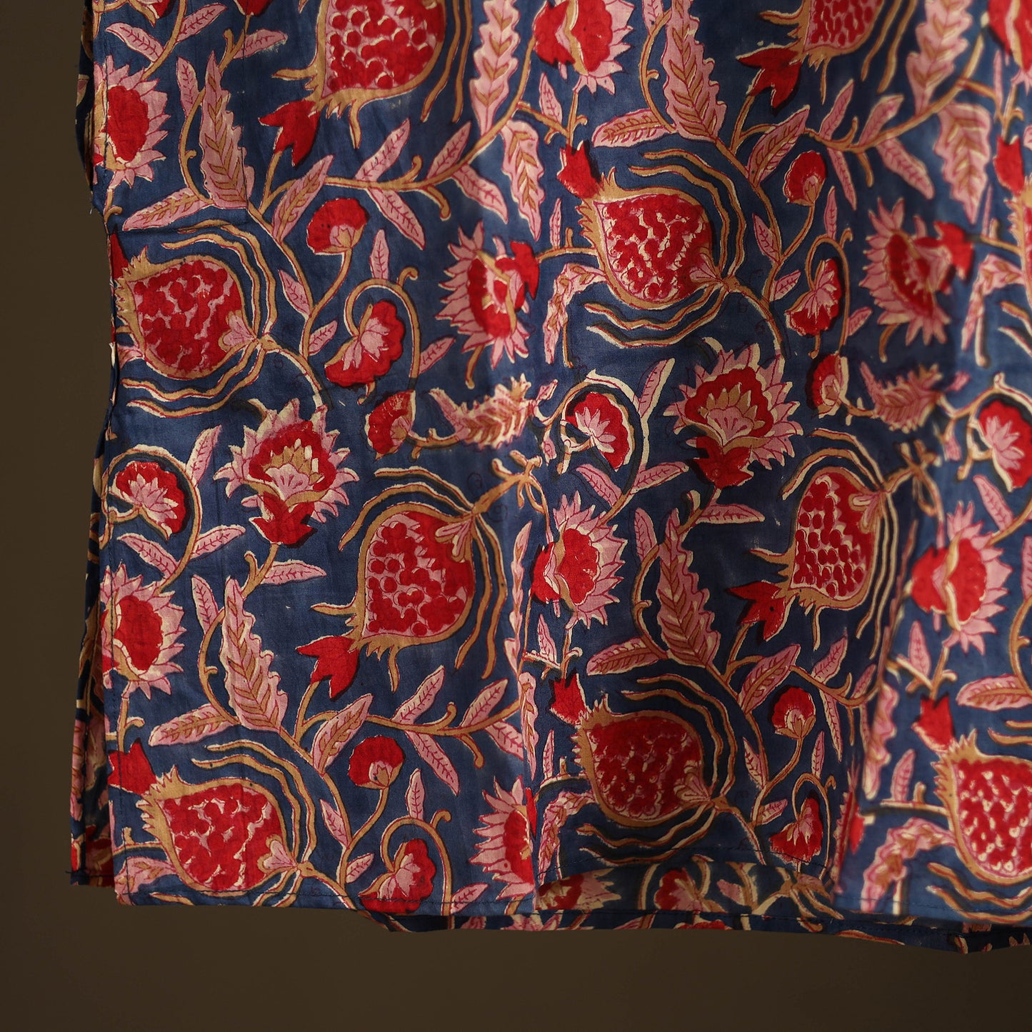 Sanganeri Hand Block Print Cotton Short Men Kurta 08