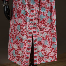 Sanganeri Hand Block Print Cotton Bath Robe 42