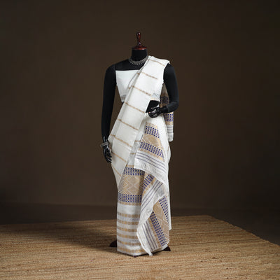 Assam Handloom Silk Cotton Mekhela Chador with Blouse Piece 02