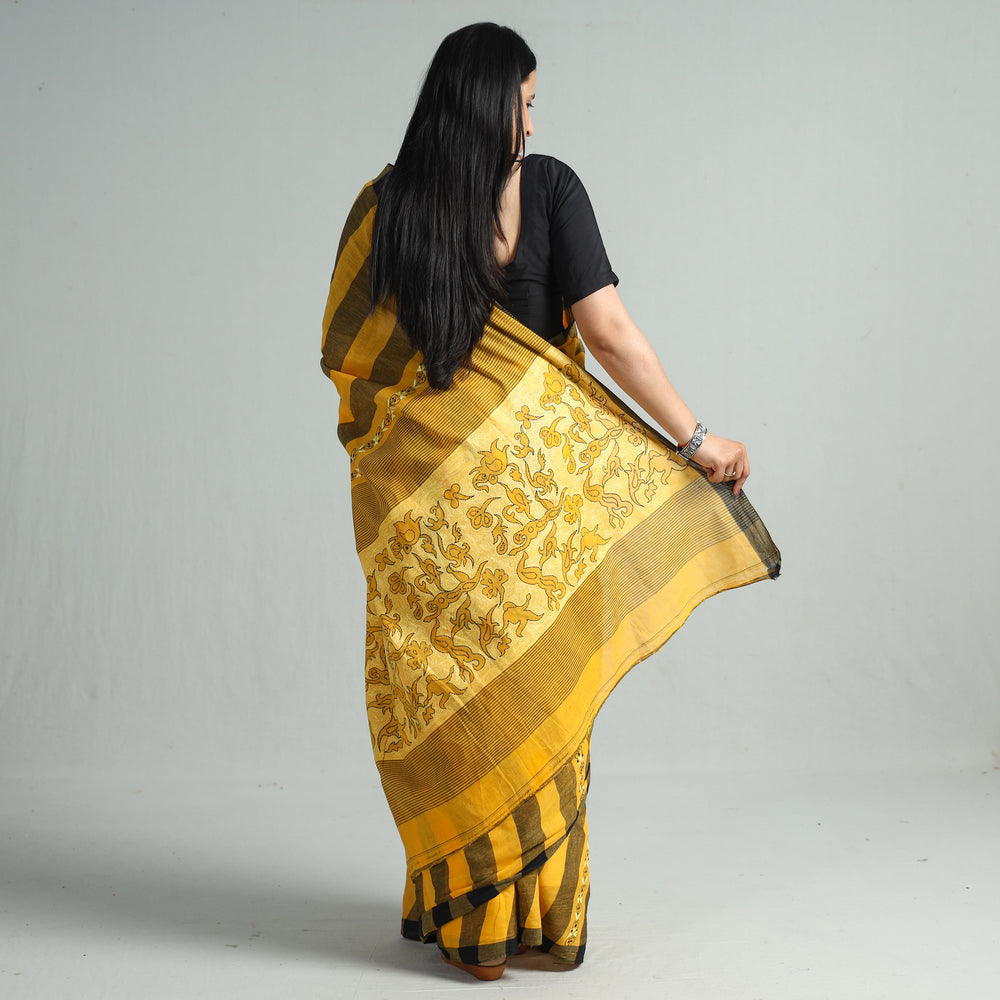 Kantha Embroidery Saree 