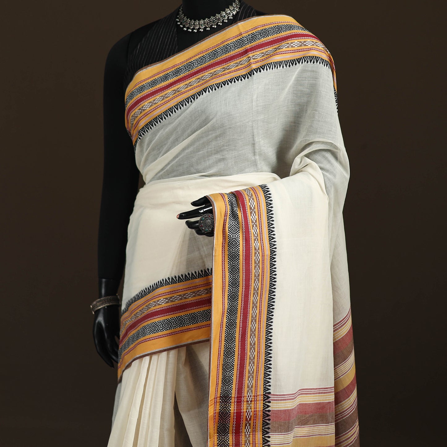 Bengal Handwoven Cotton Begumpuri Saree 04