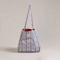 Grey - Eco-Friendly Handmade Cotton Jhola Tote Bag 39