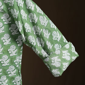 Sanganeri Hand Block Print Cotton Short Men Kurta 11