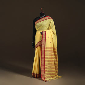 Bengal Handwoven Cotton Dot Buti Begumpuri Saree 05