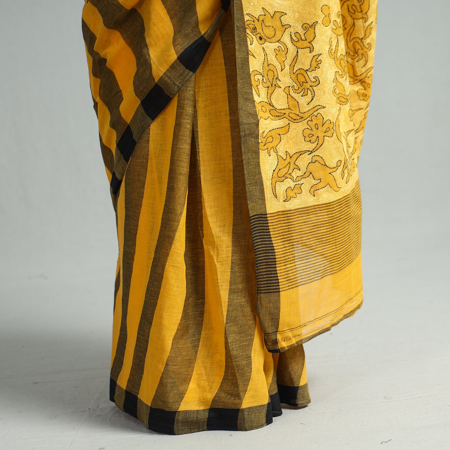 Kantha Embroidery Saree 