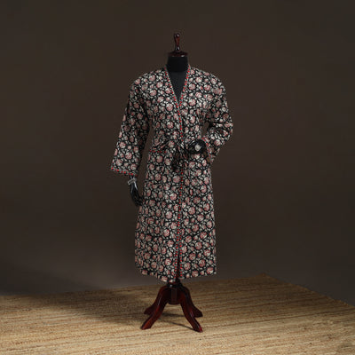 Sanganeri Hand Block Print Cotton Bath Robe 44