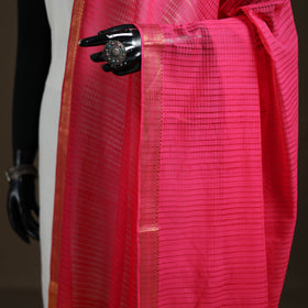 Pure Handloom Cotton Nizam Zari Border Mangalagiri Dupatta 02
