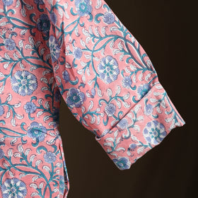 Sanganeri Hand Block Print Cotton Short Men Kurta 14