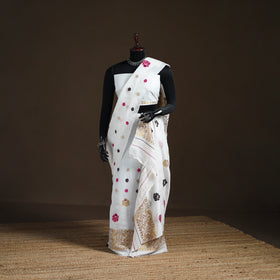 Assam Handloom Silk Cotton Mekhela Chador with Blouse Piece 03