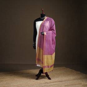Pure Handloom Cotton Nizam Zari Border Mangalagiri Dupatta 01