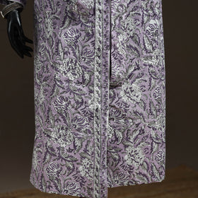 Sanganeri Hand Block Print Cotton Bath Robe 45