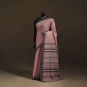 Bengal Handwoven Cotton Stripes Begumpuri Saree 07