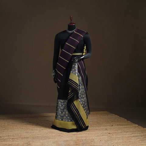 Assam Handloom Silk Cotton Mekhela Chador with Blouse Piece 04
