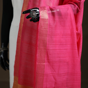 Pure Handloom Cotton Nizam Zari Border Mangalagiri Dupatta 03