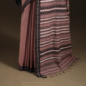 Bengal Handwoven Cotton Stripes Begumpuri Saree 07