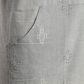  Grey Jacquard Weaving Cotton Apron with Pocket