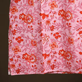Sanganeri Hand Block Print Cotton Short Men Kurta  01