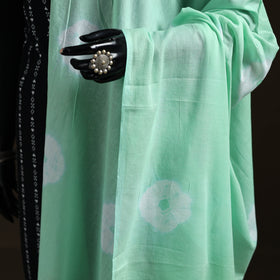 Shibori Tie-Dye Cotton Dupatta with Tassels 01