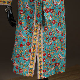Sanganeri Hand Block Print Cotton Bath Robe 48