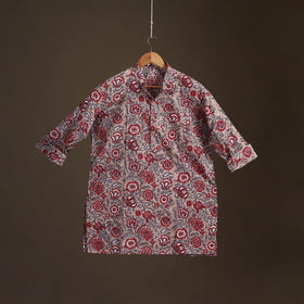 Sanganeri Hand Block Print Cotton Short Men Kurta 03