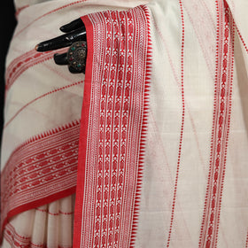 Bengal Handwoven Cotton Fish Buti Begumpuri Saree with Blouse Piece 09