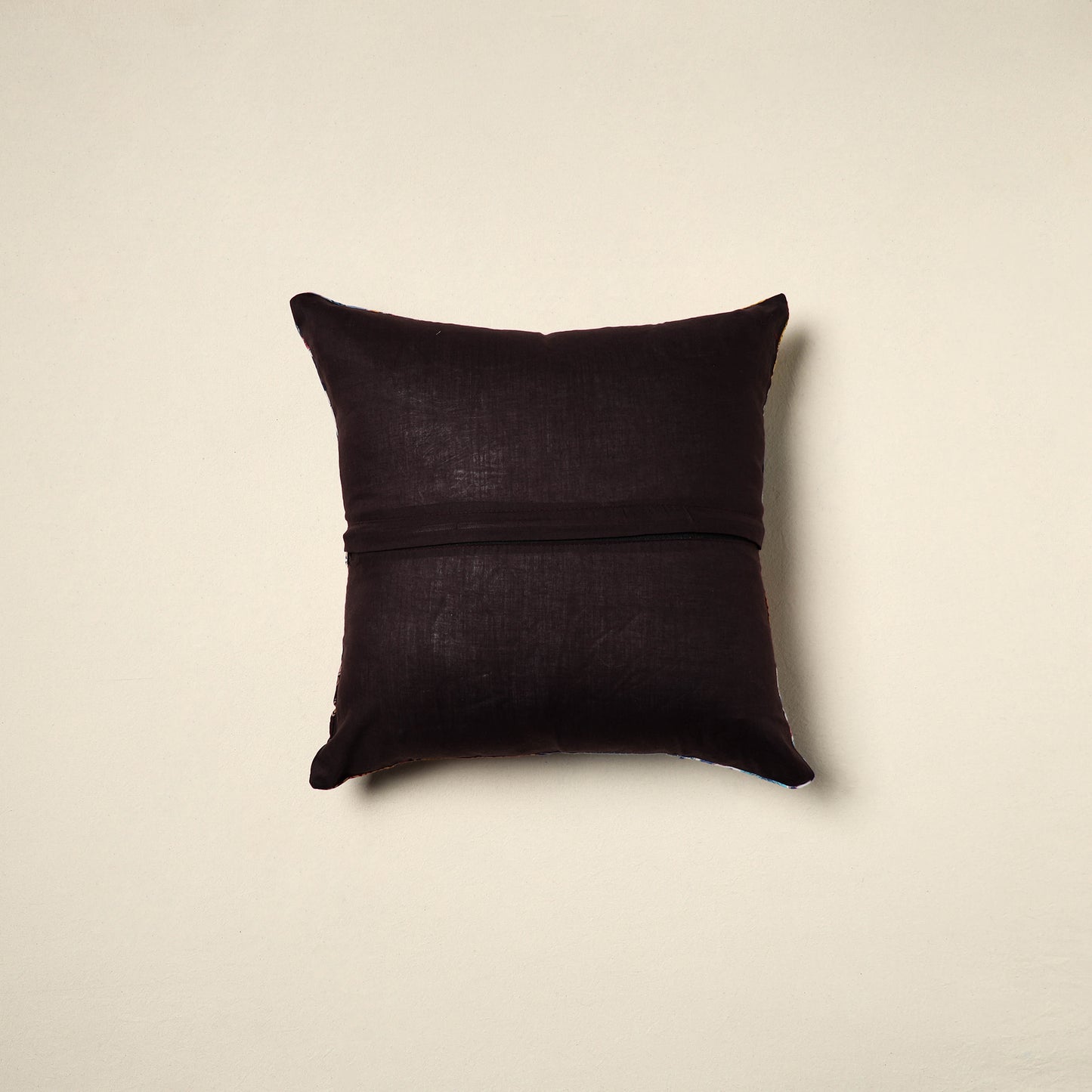 Multicolor - handcrafted cotton patchwork cushion cover 102