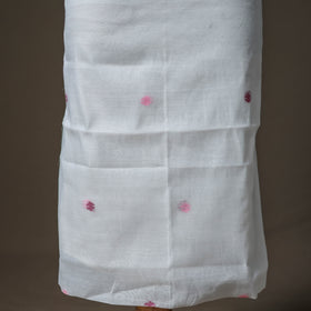 Jamdani Pure Handloom Muslin Unstitched Dress Material: Kurta with Dupatta 19