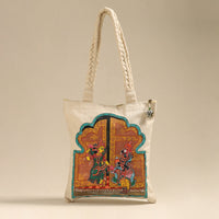 Multicolor - Pattachitra Handpainted Shoulder Bag from Odisha 26