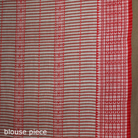 Bengal Handwoven Cotton Fish Buti Begumpuri Saree with Blouse Piece 09