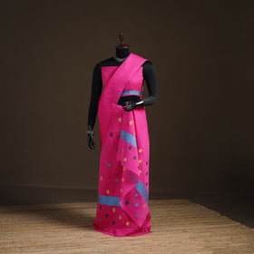 Assam Handloom Silk Cotton Mekhela Chador with Blouse Piece 08