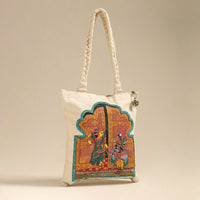 Multicolor - Pattachitra Handpainted Shoulder Bag from Odisha 26