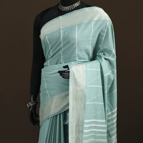 Bengal Handwoven Cotton Begumpuri Saree with Blouse Piece 11