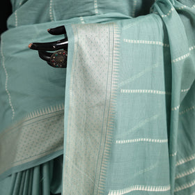 Bengal Handwoven Cotton Begumpuri Saree with Blouse Piece 11