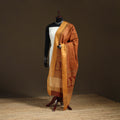 Bagh Hand Block Print Natural Dyed Tissue Zari Chanderi Silk Dupatta 10
