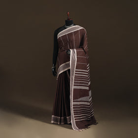 Bengal Handwoven Cotton Begumpuri Saree with Blouse Piece 12
