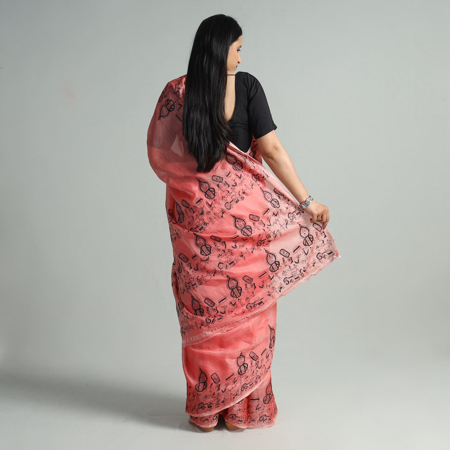 Kantha Embroidery Saree 