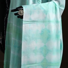 Shibori Tie-Dye Cotton Dupatta with Tassels 05