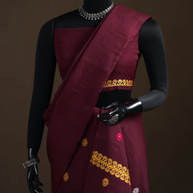 Assam Handloom Silk Cotton Mekhela Chador with Blouse Piece 10