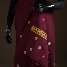 Assam Handloom Silk Cotton Mekhela Chador with Blouse Piece 10