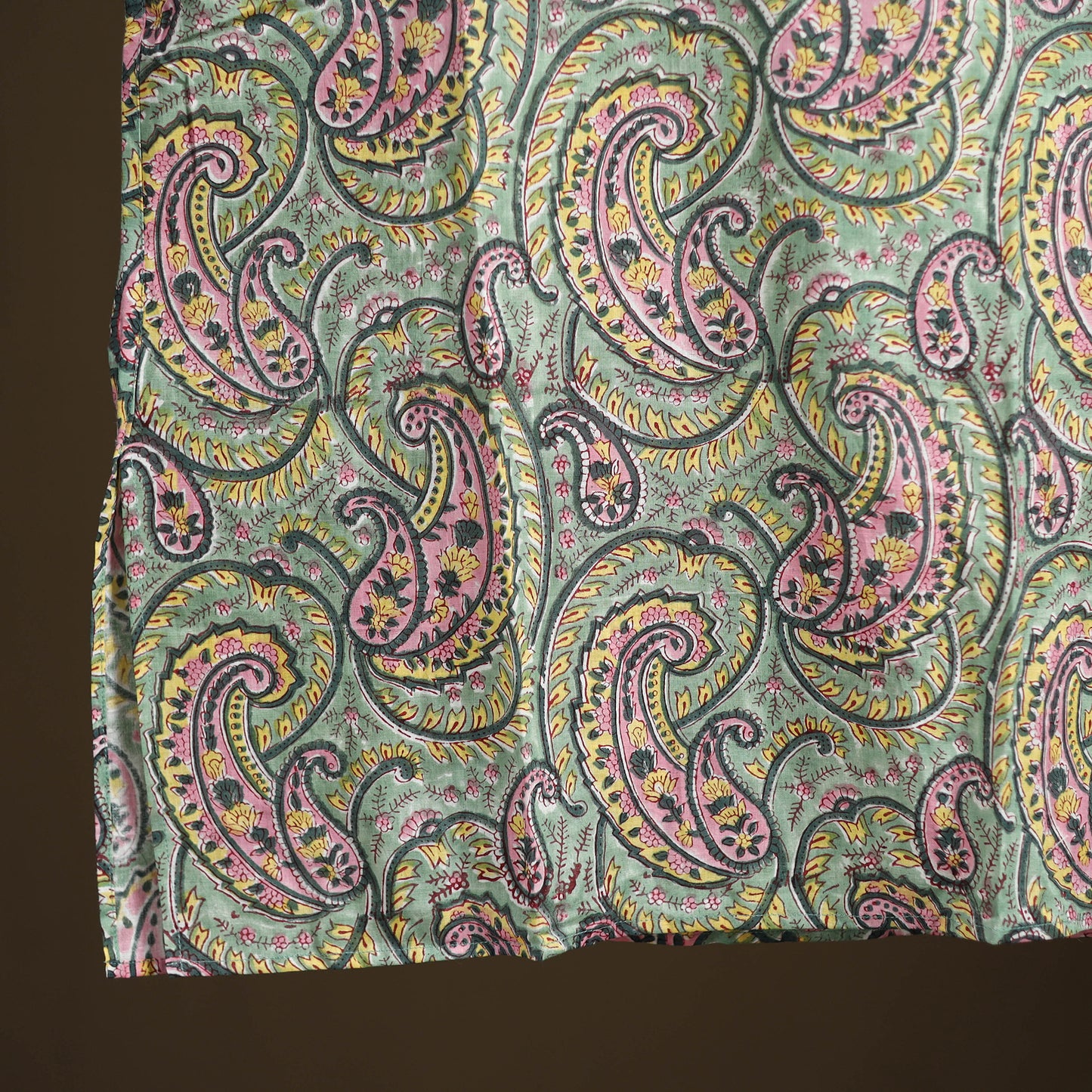 Sanganeri Hand Block Print Cotton Short Men Kurta  05