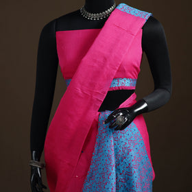 Assam Handloom Silk Cotton Mekhela Chador with Blouse Piece 07