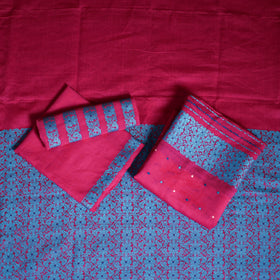 Assam Handloom Silk Cotton Mekhela Chador with Blouse Piece 07