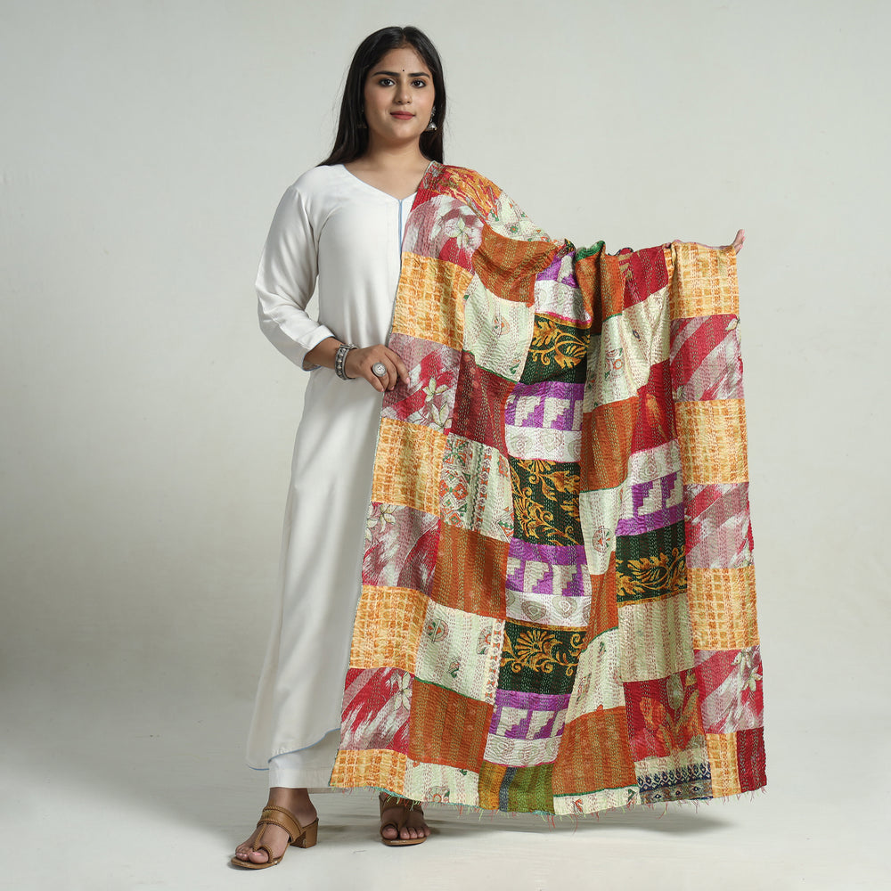 Kantha Embroidery Dupatta