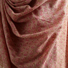 Floral Sanganeri Print Pure Merino Wool Handwoven Shawl 76