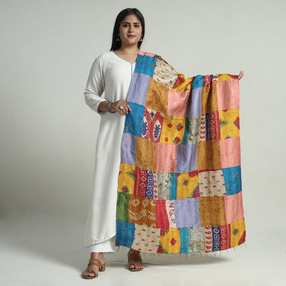 Kantha Embroidery Dupatta