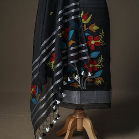 Jamdani Pure Handloom Muslin Unstitched Dress Material: Kurta with Dupatta 25