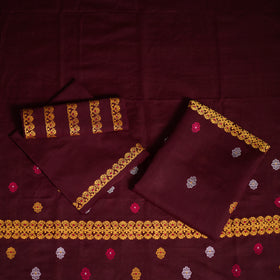 Assam Handloom Silk Cotton Mekhela Chador with Blouse Piece 10