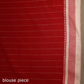 Bengal Handwoven Cotton Leaf Buti Begumpuri Saree with Blouse Piece 14